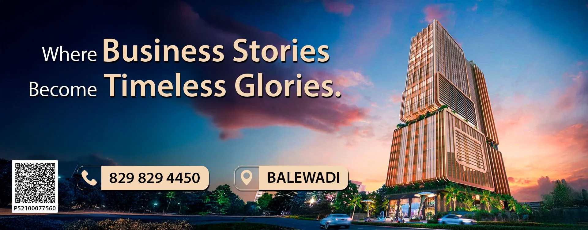Tower 108 Balewadi Desktop Banner
